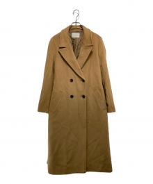 PUBLIC TOKYO（パブリックトウキョウ）の古着「ウールカシミヤチェスターコート」｜ブラウン