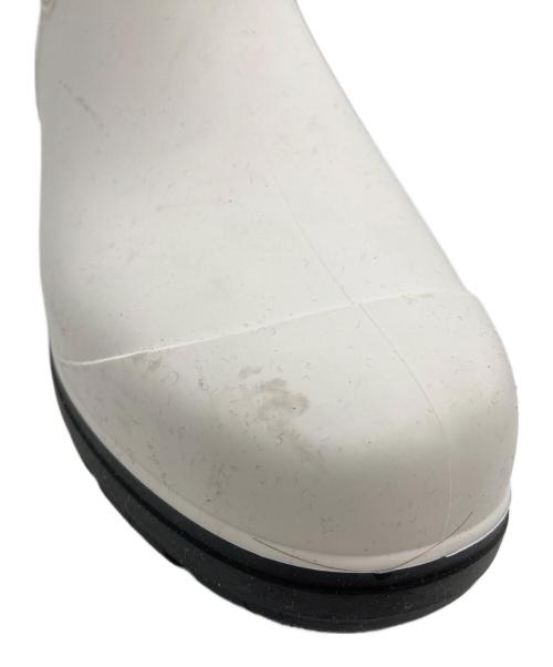 UGG（アグ）UGG (アグ) サイドゴア ラバー レインブーツ ホワイト サイズ:24の古着・服飾アイテム