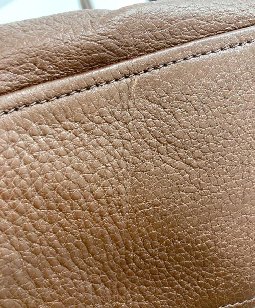 PRADA（プラダ）PRADA (プラダ) レザートートバッグ ブラウンの古着・服飾アイテム