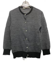 COMME des GARCONS（コムデギャルソン）の古着「ニットカーディガン」｜グレー