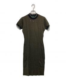 JUNIOR GAULTIER（ジュニアゴルチエ）の古着「カットソーワンピース」｜カーキ