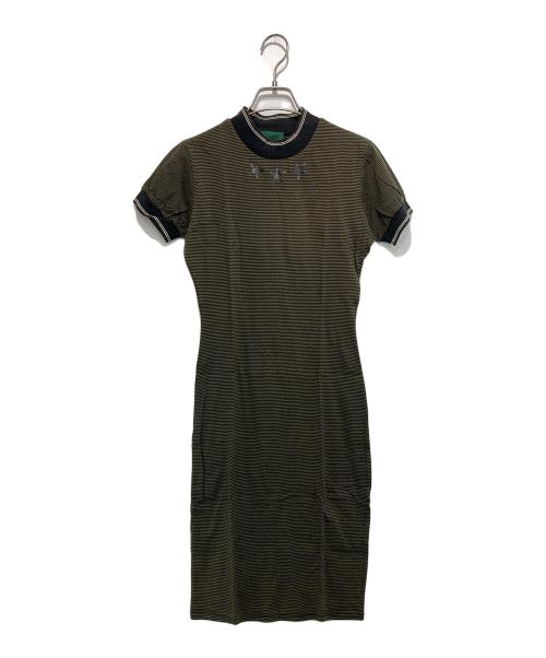 JUNIOR GAULTIER（ジュニアゴルチエ）JUNIOR GAULTIER (ジュニアゴルチエ) カットソーワンピース カーキ サイズ:42の古着・服飾アイテム