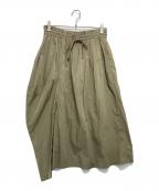 Y'sワイズ）の古着「C/Ta/Pe TWILL SKIRT」｜オリーブ