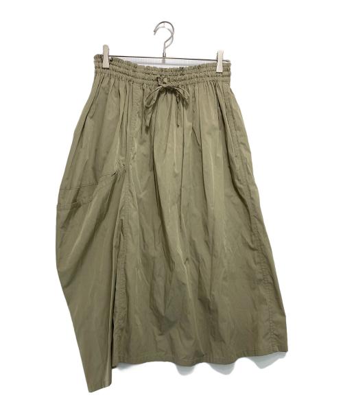Y's（ワイズ）Y's (ワイズ) C/Ta/Pe TWILL SKIRT オリーブ サイズ:2の古着・服飾アイテム