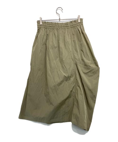 Y's（ワイズ）Y's (ワイズ) C/Ta/Pe TWILL SKIRT オリーブ サイズ:2の古着・服飾アイテム