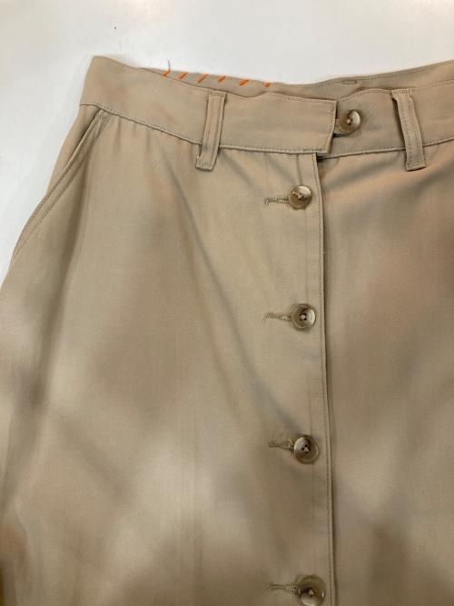 R.H.Vintage（ロンハーマン・ヴィンテージ）R.H.Vintage (ロンハーマン・ヴィンテージ) Recycle Polyester Chino Long Skirt ベージュ サイズ:Ｓの古着・服飾アイテム