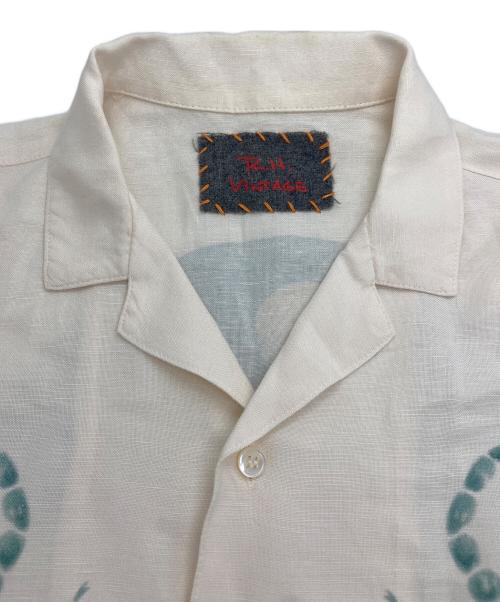 R.H.Vintage（ロンハーマン・ヴィンテージ）R.H.Vintage (ロンハーマン・ヴィンテージ) リネンレーヨンオープンカラーシャツ ベージュ サイズ:XSの古着・服飾アイテム