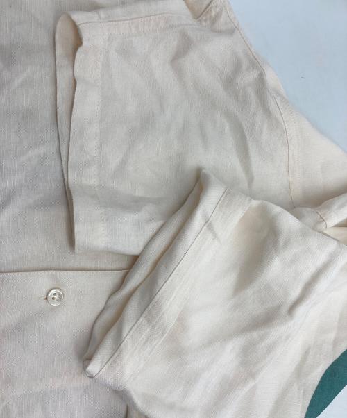 R.H.Vintage（ロンハーマン・ヴィンテージ）R.H.Vintage (ロンハーマン・ヴィンテージ) リネンレーヨンオープンカラーシャツ ベージュ サイズ:XSの古着・服飾アイテム