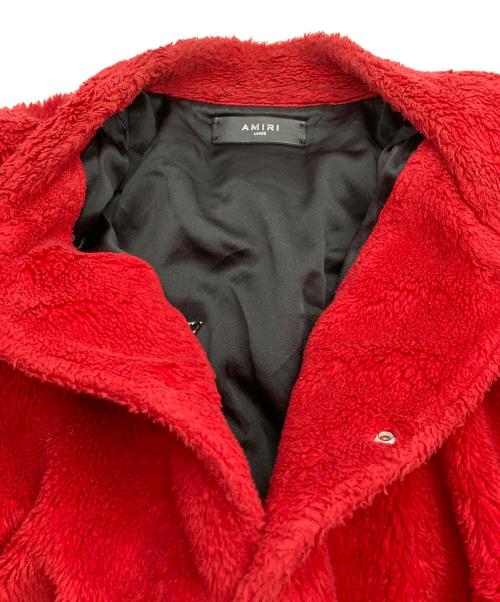 AMIRI（アミリ）AMIRI (アミリ) Sherpa Band Jacket レッド サイズ:Lの古着・服飾アイテム
