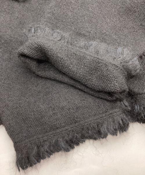 DRAWER（ドゥロワー）Drawer (ドゥロワー) フリンジニット ブラック サイズ:1の古着・服飾アイテム