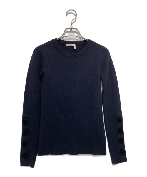 SEE BY CHLOE（シーバイクロエ）SEE BY CHLOE (シーバイクロエ) クルーネックニット ネイビー サイズ:ＸＳの古着・服飾アイテム