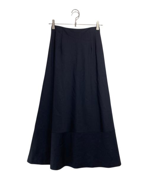 COMME des GARCONS（コムデギャルソン）COMME des GARCONS (コムデギャルソン) [古着]ウールフレアスカート ネイビー サイズ:Ｓの古着・服飾アイテム