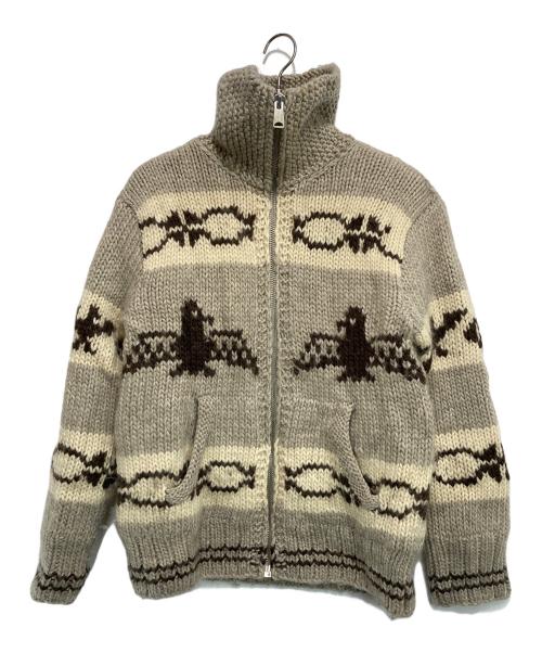 POLO JEANS CO.（ポロジーンズカンパニー）POLO JEANS CO. (ポロジーンズカンパニー) カウチンニットカーディガン ベージュ サイズ:Sの古着・服飾アイテム