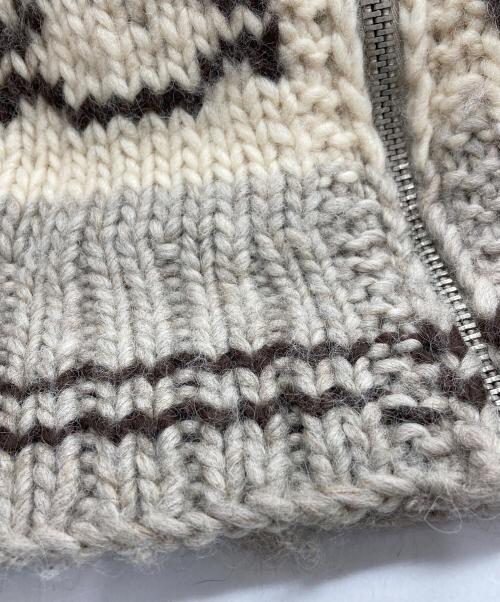 POLO JEANS CO.（ポロジーンズカンパニー）POLO JEANS CO. (ポロジーンズカンパニー) カウチンニットカーディガン ベージュ サイズ:Sの古着・服飾アイテム