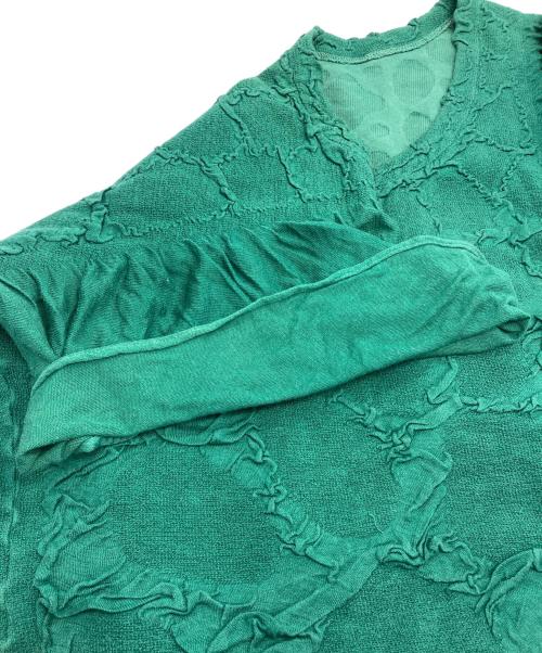APOC ISSEY MIYAKE（エイポック イッセイミヤケ）APOC ISSEY MIYAKE (エイポック イッセイミヤケ) ニットワンピース グリーン サイズ:2の古着・服飾アイテム