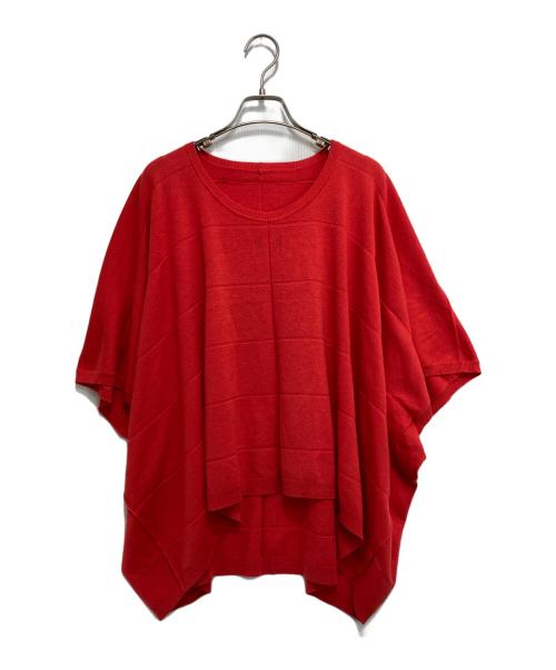 PLEATS PLEASE（プリーツプリーズ）PLEATS PLEASE (プリーツプリーズ) ニットベスト レッド サイズ:3の古着・服飾アイテム