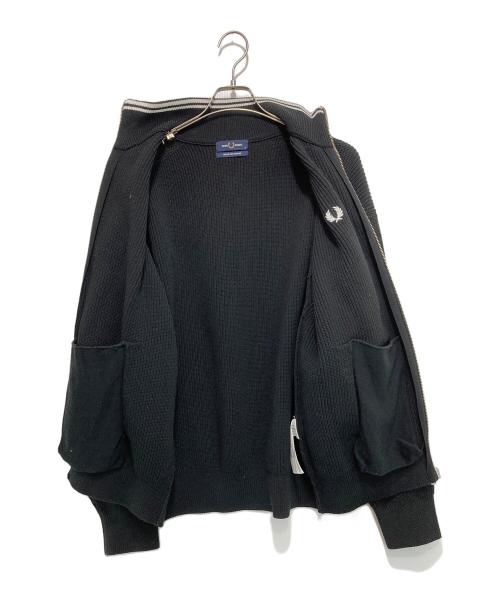 FRED PERRY（フレッドペリー）FRED PERRY (フレッドペリー) BEAMS (ビームス) 別注ドライバーズニット ブラック サイズ:Mの古着・服飾アイテム