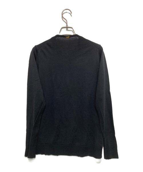 MUSE de Deuxieme Classe（ミューズ ドゥーズィエム クラス）MUSE de Deuxieme Classe (ミューズ ドゥーズィエム クラス) FF30 クルーネック カーディガン ブラック サイズ:38の古着・服飾アイテム