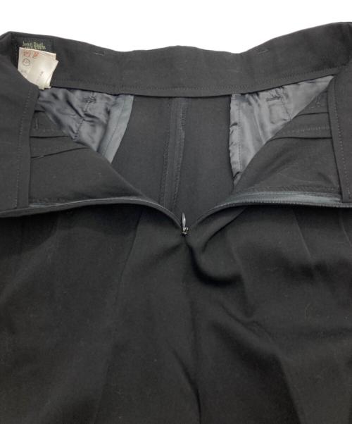 Jean Paul Gaultier homme（ジャンポールゴルチェオム）Jean Paul Gaultier homme (ジャンポールゴルチェオム) ワイドスラックス ブラック サイズ:40の古着・服飾アイテム