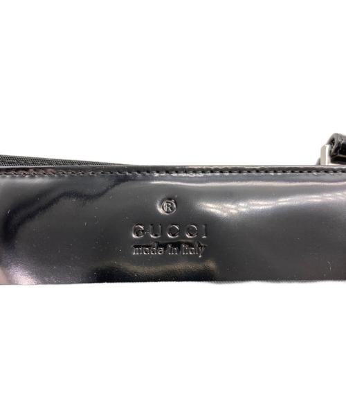 GUCCI（グッチ）GUCCI (グッチ) 切替トートバッグ ブラックの古着・服飾アイテム