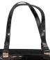 中古・古着 GUCCI (グッチ) 切替トートバッグ ブラック：18000円