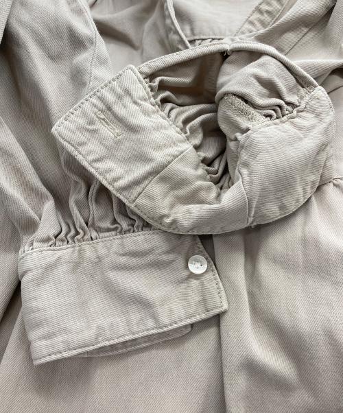 Healthy DENIM（ヘルシーデニム）Healthy DENIM (ヘルシーデニム) LYCHEEカフタンティアードマキシワンピース ベージュの古着・服飾アイテム