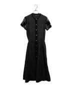 tricot COMME des GARCONSトリココムデギャルソン）の古着「デザインS/Sワンピース」｜ブラック