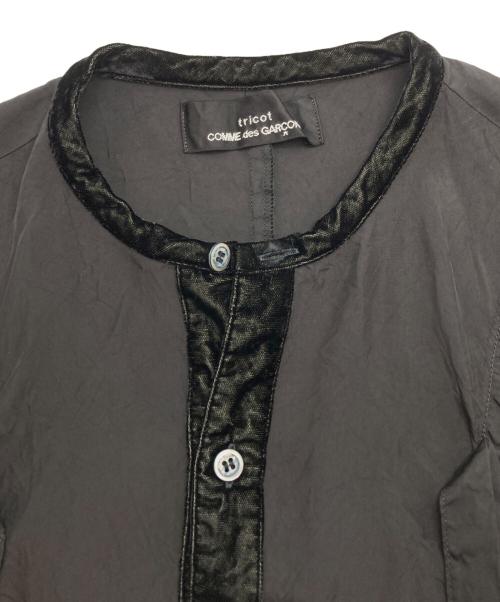 tricot COMME des GARCONS（トリココムデギャルソン）tricot COMME des GARCONS (トリココムデギャルソン) デザインS/Sワンピース ブラック サイズ:-の古着・服飾アイテム