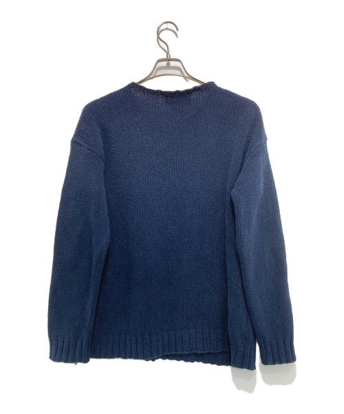 Ralph Lauren POLO SPORT（ラルフローレン ポロスポーツ）Ralph Lauren POLO SPORT (ラルフローレン ポロスポーツ) 【古着】90's星条旗 ニット ネイビー サイズ:Ｌの古着・服飾アイテム