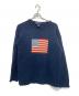 Ralph Lauren POLO SPORT（ラルフローレン ポロスポーツ）の古着「【古着】90's星条旗 ニット」｜ネイビー