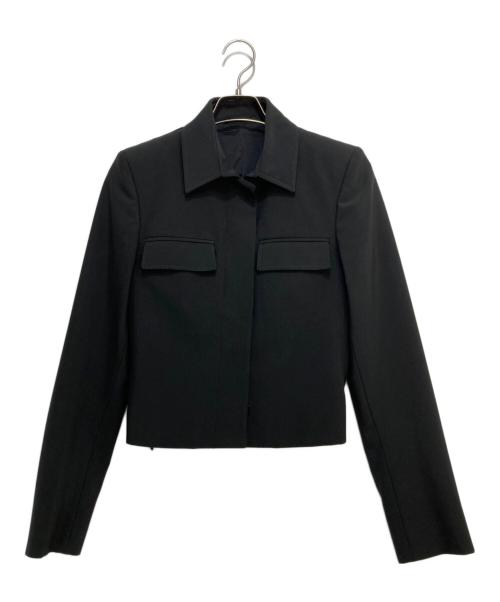 GUCCI（グッチ）GUCCI (グッチ) サイドアジャスト比翼ジャケット ブラック サイズ:40の古着・服飾アイテム