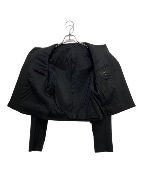 GUCCI（グッチ）GUCCI (グッチ) サイドアジャスト比翼ジャケット ブラック サイズ:40の古着・服飾アイテム