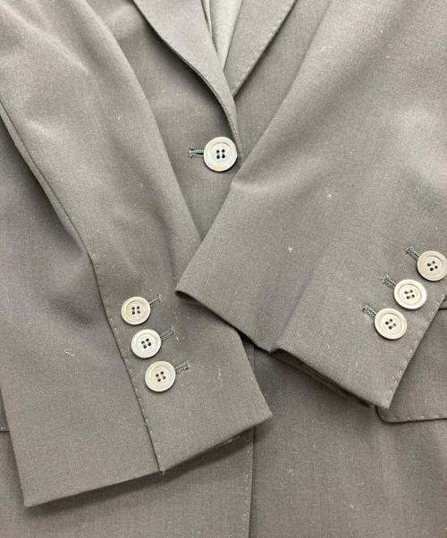 GUCCI（グッチ）GUCCI (グッチ) ベルトループテーラードジャケット ネイビー サイズ:38の古着・服飾アイテム