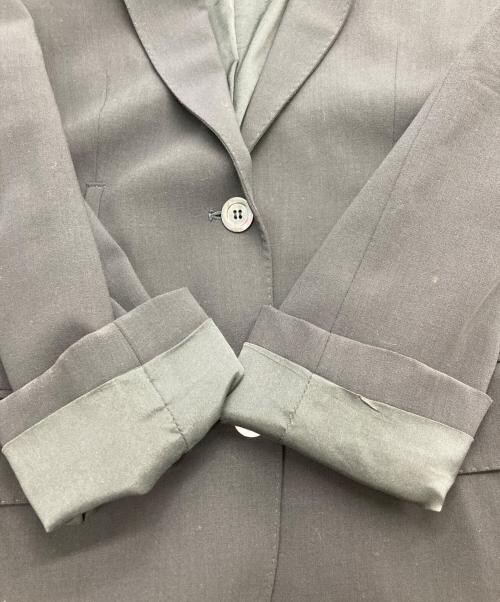 GUCCI（グッチ）GUCCI (グッチ) ベルトループテーラードジャケット ネイビー サイズ:38の古着・服飾アイテム