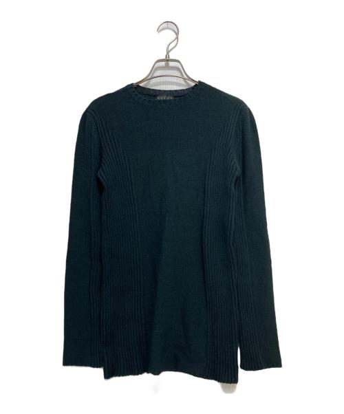GUCCI（グッチ）GUCCI (グッチ) リブ切替ニット グリーン サイズ:Mの古着・服飾アイテム