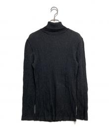 Jean Paul Gaultier FEMME（ジャンポールゴルチエ フェム）の古着「リブハイネックニット」｜ブラック