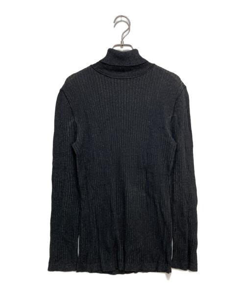 Jean Paul Gaultier FEMME（ジャンポールゴルチエ フェム）Jean Paul Gaultier FEMME (ジャンポールゴルチエ フェム) リブハイネックニット ブラック サイズ:40の古着・服飾アイテム