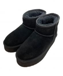 EMU Australia（エミュ）の古着「PLATFORM MICROムートンブーツ」｜ブラック