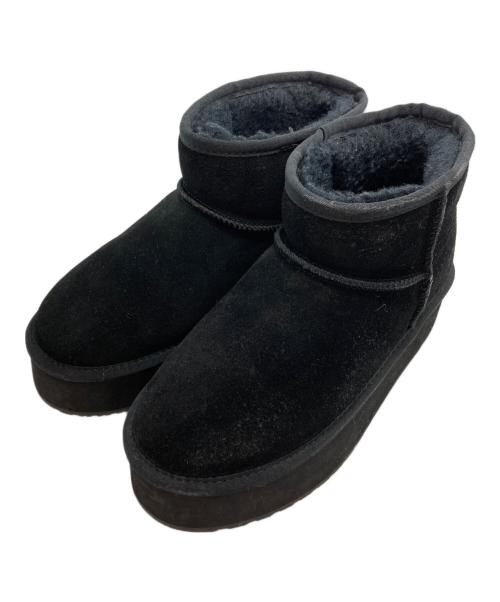 EMU Australia（エミュ）EMU Australia (エミュ) PLATFORM MICROムートンブーツ ブラック サイズ:24の古着・服飾アイテム
