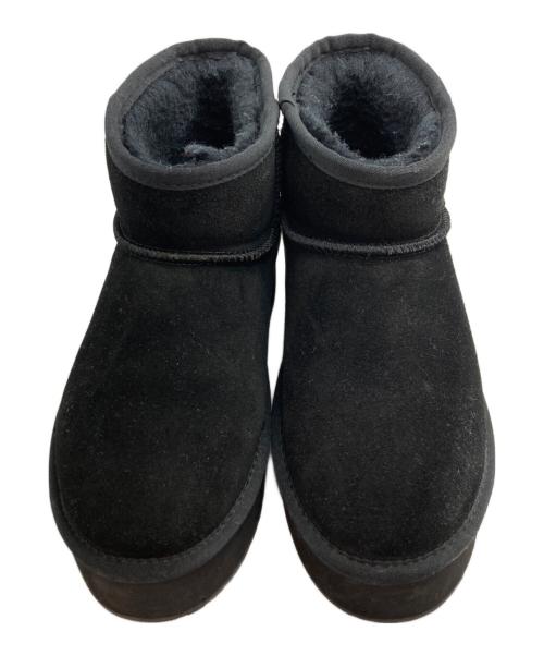 EMU Australia（エミュ）EMU Australia (エミュ) PLATFORM MICROムートンブーツ ブラック サイズ:24の古着・服飾アイテム