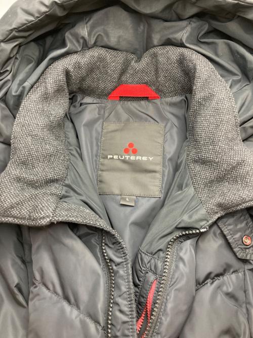 PEUTEREY（ピューテリー）PEUTEREY (ピューテリー) 多機能マウンテンハイスペックダウンジャケット ブラック サイズ:Ｌの古着・服飾アイテム