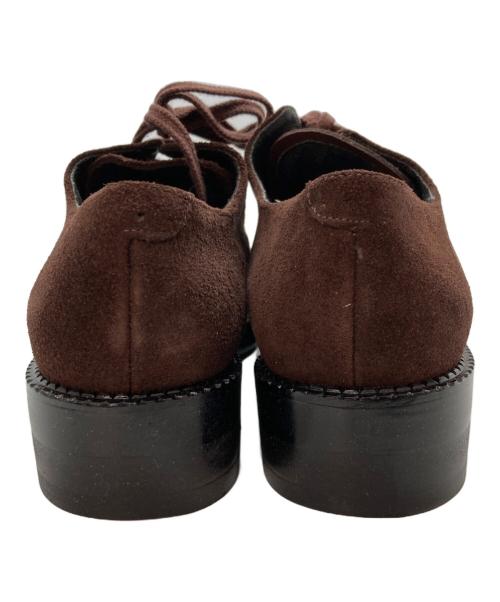 JUNIOR GAULTIER（ジュニアゴルチエ）JUNIOR GAULTIER (ジュニアゴルチエ) スウェードシューズ ブラウン サイズ:41/2の古着・服飾アイテム