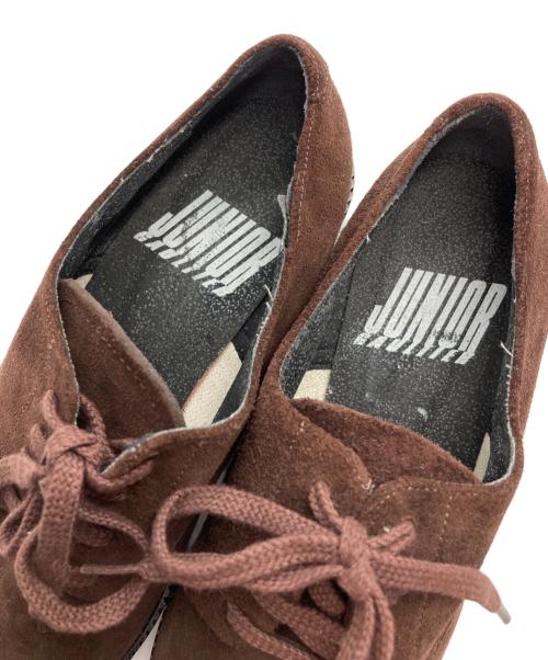 JUNIOR GAULTIER（ジュニアゴルチエ）JUNIOR GAULTIER (ジュニアゴルチエ) スウェードシューズ ブラウン サイズ:41/2の古着・服飾アイテム