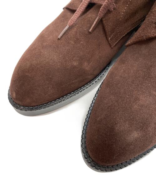 JUNIOR GAULTIER（ジュニアゴルチエ）JUNIOR GAULTIER (ジュニアゴルチエ) スウェードシューズ ブラウン サイズ:41/2の古着・服飾アイテム