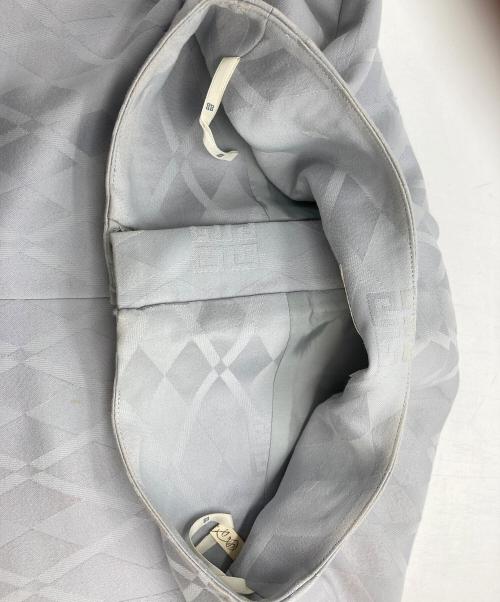 GIVENCHY（ジバンシィ）GIVENCHY (ジバンシィ) ロゴスリットスカート グレー サイズ:36の古着・服飾アイテム