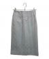 GIVENCHY（ジバンシィ）の古着「ロゴスリットスカート」｜グレー