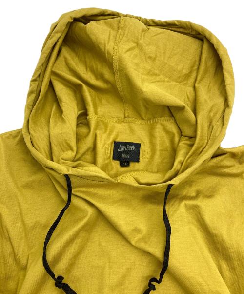 Jean Paul Gaultier homme（ジャンポールゴルチェオム）Jean Paul Gaultier homme (ジャンポールゴルチェオム) 穴加工プリントS/Sパーカー イエロー サイズ:48の古着・服飾アイテム
