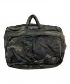 PORTERポーター）の古着「カモ柄タンカー2WAYブリーフケース」｜カーキ