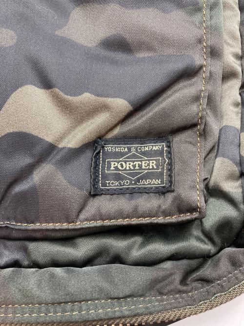 PORTER（ポーター）PORTER (ポーター) カモ柄タンカー2WAYブリーフケース カーキの古着・服飾アイテム