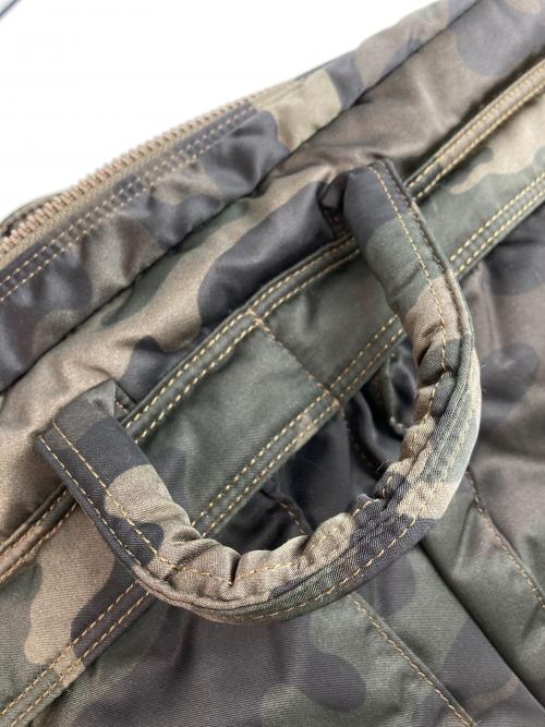 PORTER（ポーター）PORTER (ポーター) カモ柄タンカー2WAYブリーフケース カーキの古着・服飾アイテム